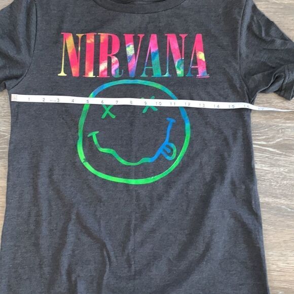 Nirvana graphic tee shirt sz small - Picture 5 of 7